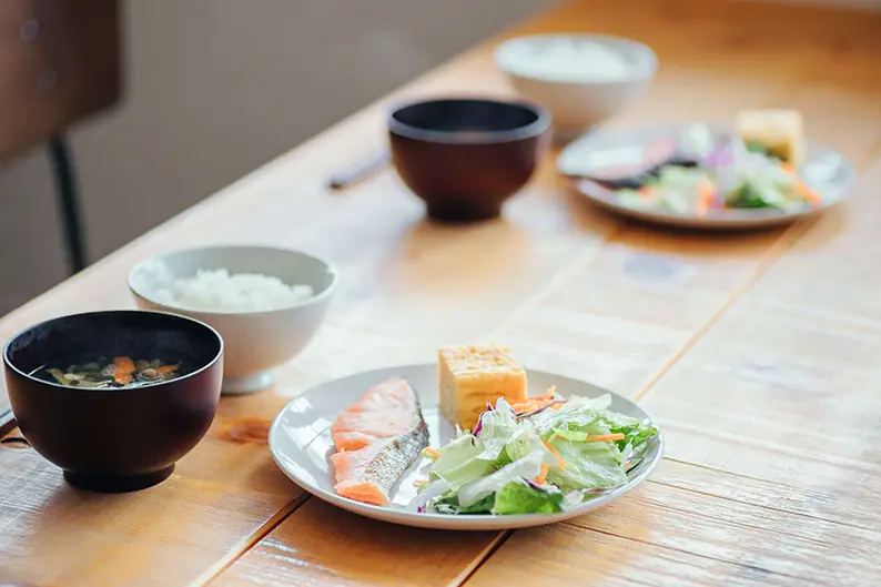 一汁三菜で整える食卓